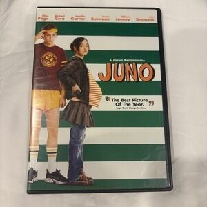 Juno A Jason Reitman Film DVD Ellen Page Michael Cera Jennifer Garner Comedy